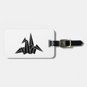 Paper Crane Luggage Tag
