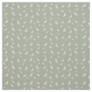 Paper cranes pattern fabric