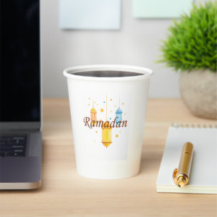 Paper cup for Ramadan
