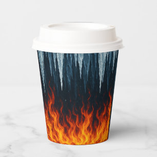 Paper cupClash of Fire and Ice – Elemental Contras Cups