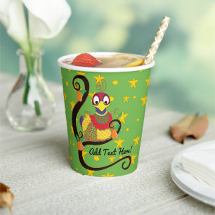 Paper Cups "Partridge in a Pear Tree"  8 oz.