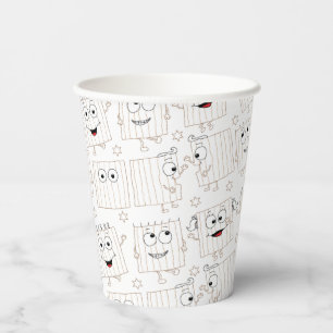 Paper Cups "Passover Happy Matzahs" 8 oz.