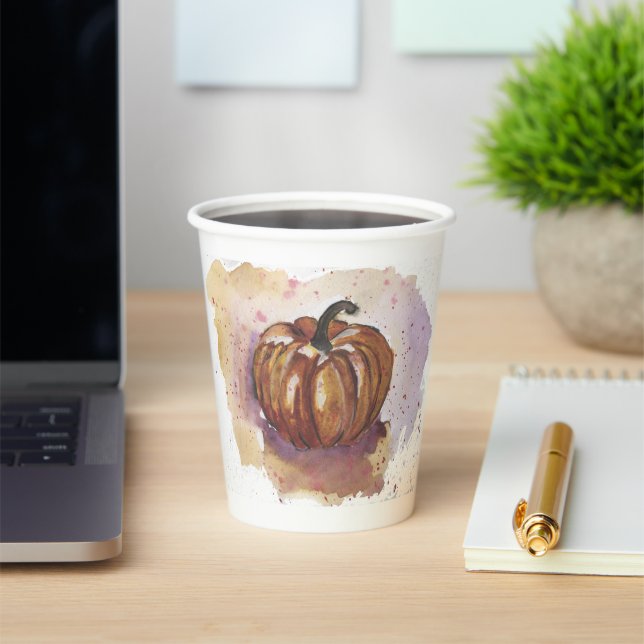 Paper Cups pumpkin (Insitu)
