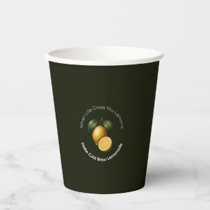 Paper Cups - When Life Gives You Lemons