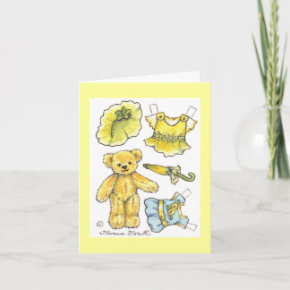 Paper Doll Birthday Card