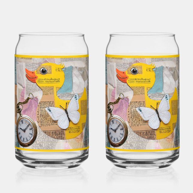 Paper Duck Soda Glass (Recto)
