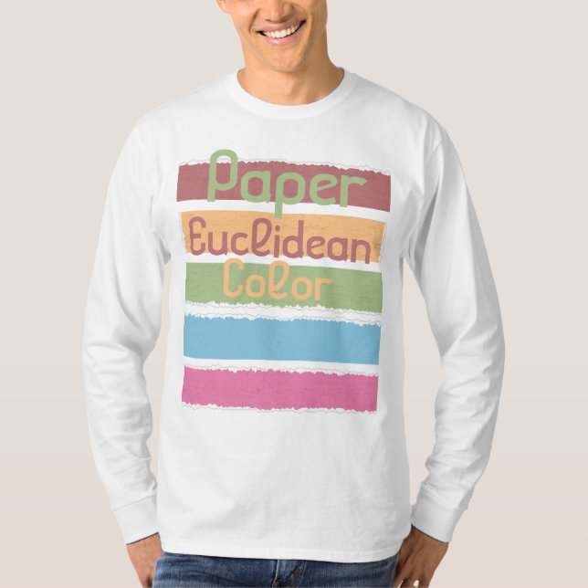 Paper Euclidean Colour T-Shirt (Front)