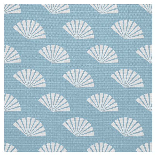 paper fans oriental pattern fabric (Swatch)