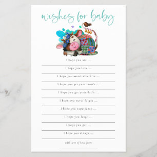 PAPER   Farmyard Cow Wishes for Baby Shower
