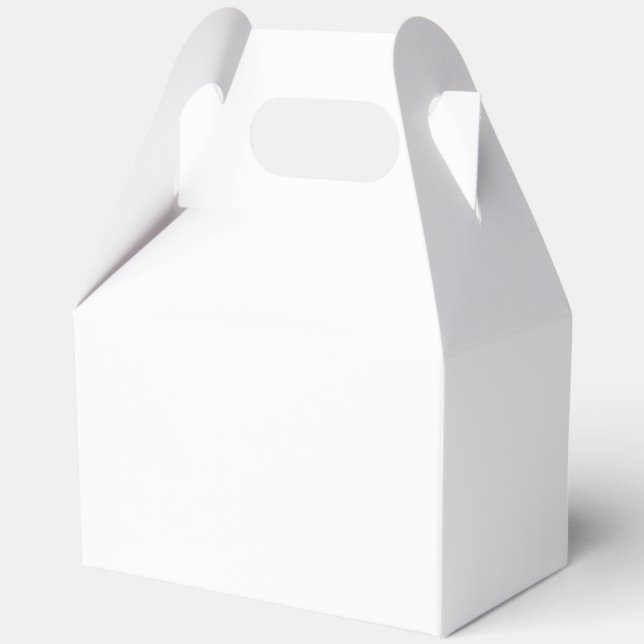 Paper Favour Box, Gable 5x3x6.5 Favor Box (Front)