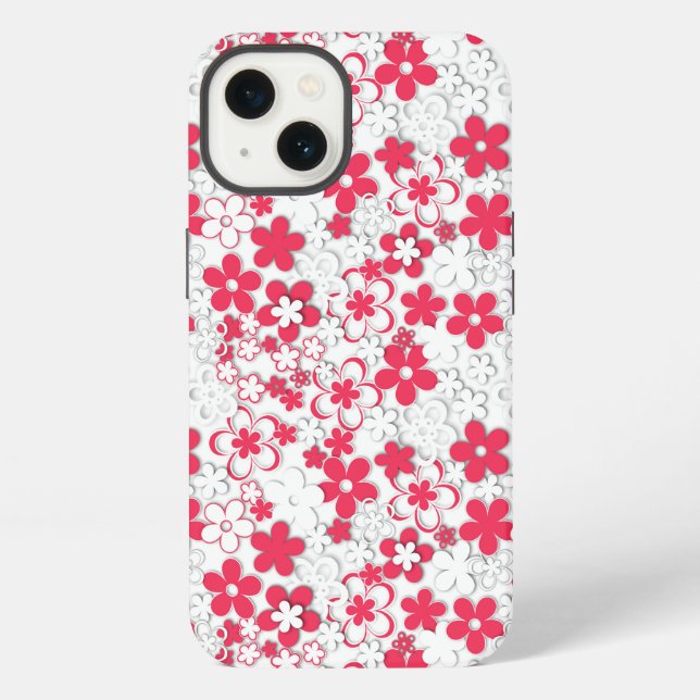 Paper flowers iPhone case (Back)