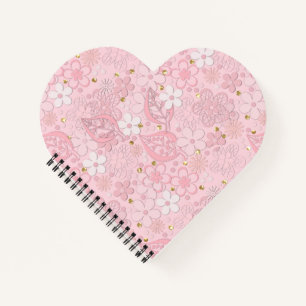 Paper flowers notebook