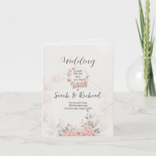 Paper Garden Whisper-Soft Folded Wedding Program