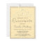 Paper Gold Glitter Monogram Quinceanera