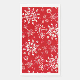 Paper Guest Towel-Holiday Snowflakes Napkin