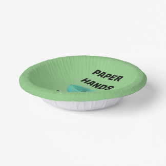 PAPER HANDS PAPER BOLS PAPER PLATE
