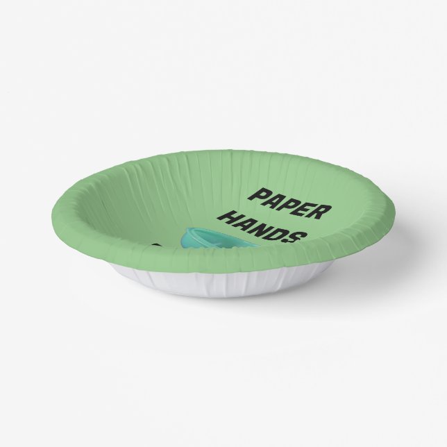 PAPER HANDS PAPER BOLS PLATE (Angled)