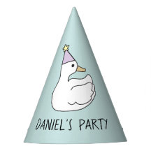 Paper hat with duck
