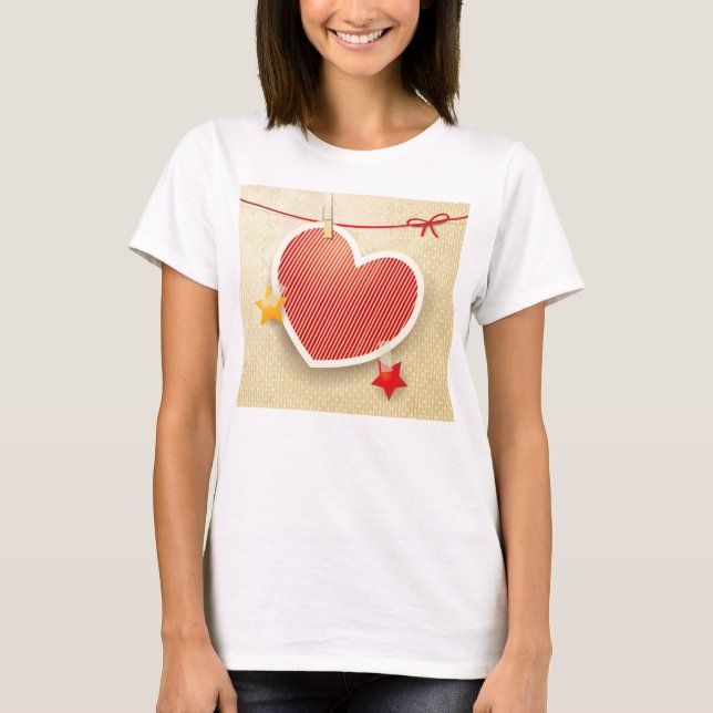 Paper heart T-Shirt (Front)