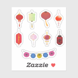 Paper Lantern Stickers
