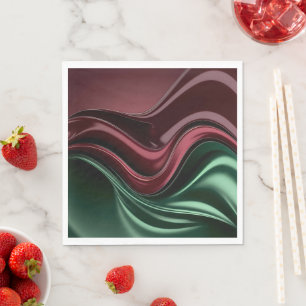 Paper luncheon napkin in stylish graphic