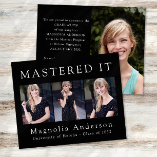 PAPER Minimalist Mastered It Photo Announcement