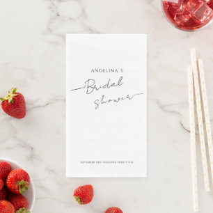 Paper Napkin Bridal Shower Sunflower