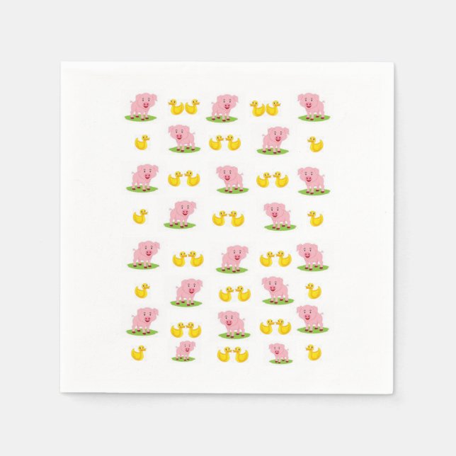 Paper Napkin Ducks (Front)