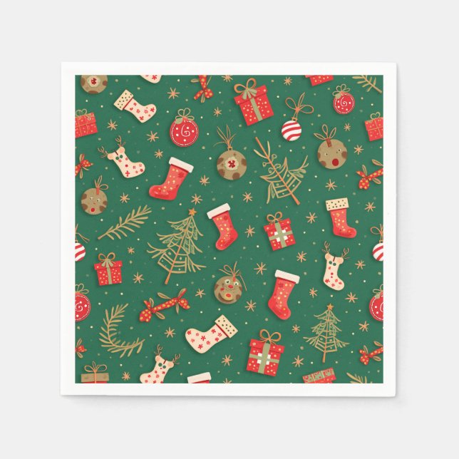 Paper Napkin for Christmas (Front)