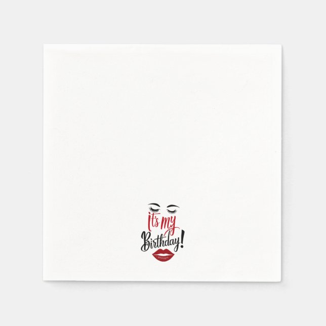 Paper Napkin - It's My Birthday (Front)