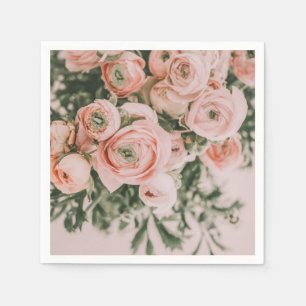 PAPER NAPKIN : PEONIES