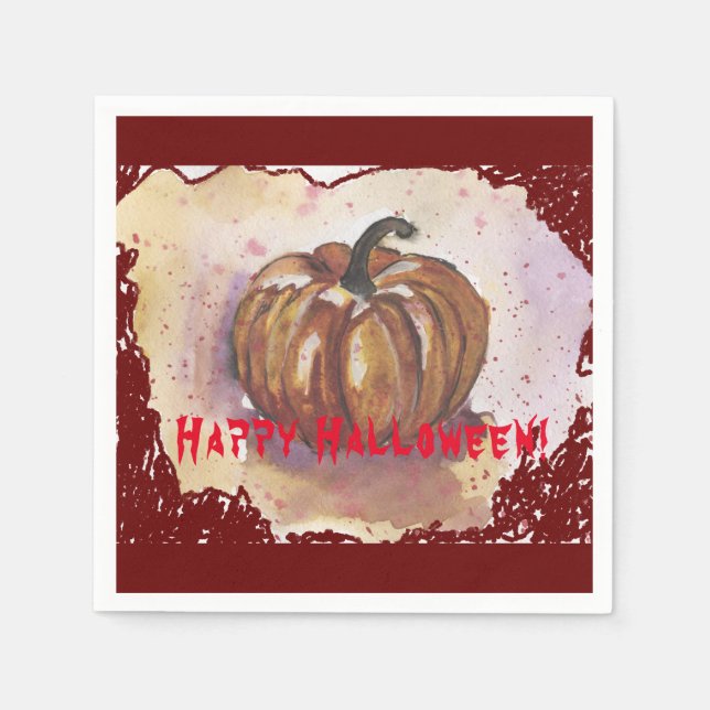 Paper Napkin pumpkin (Front)