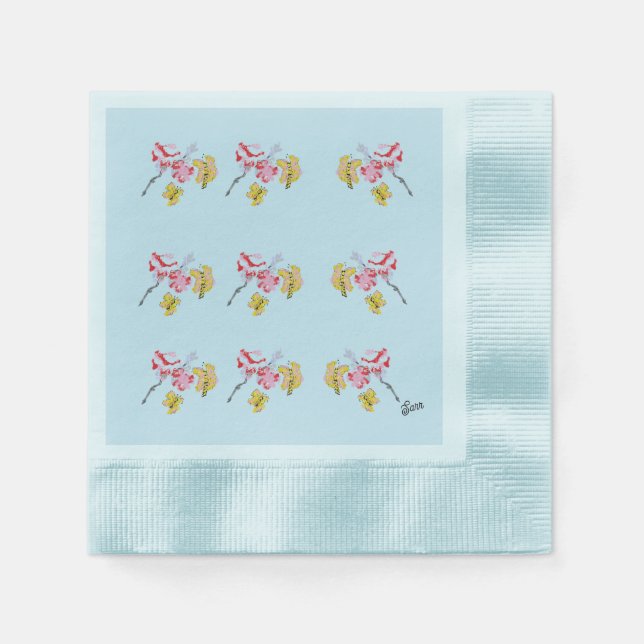 Paper Napkin : Royle Beauty (Front)