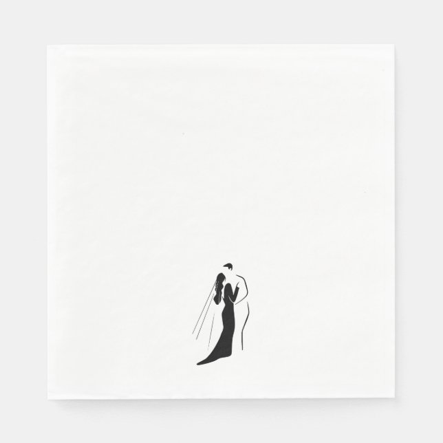 Paper Napkin - Wedding (Front)