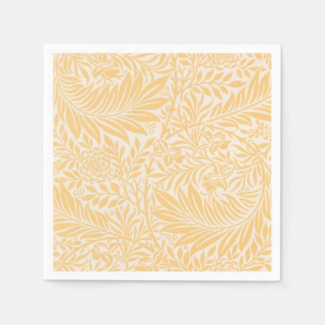 PAPER NAPKIN : WILLIAM MORRIS : LARKSPUR (Front)