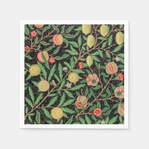 PAPER NAPKIN : WILLIAM MORRIS : POMEGRANATES