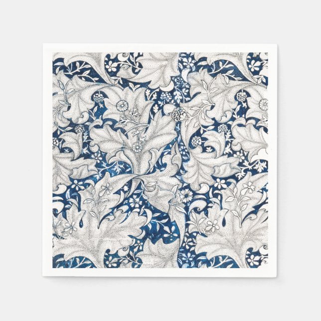 PAPER NAPKIN : WILLIAM MORRIS : WALLFLOWER DESIGN (Front)