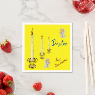Paper Napkins, Angel Candles Napkin