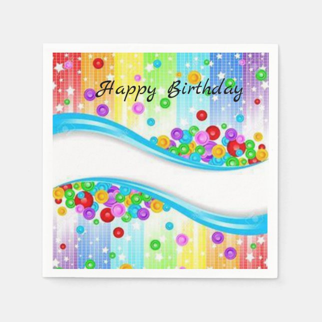 Paper Napkins Birthday (Front)