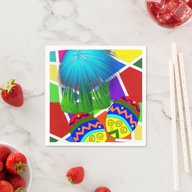 Paper Napkins, Cactus Mexican Napkin (Insitu)