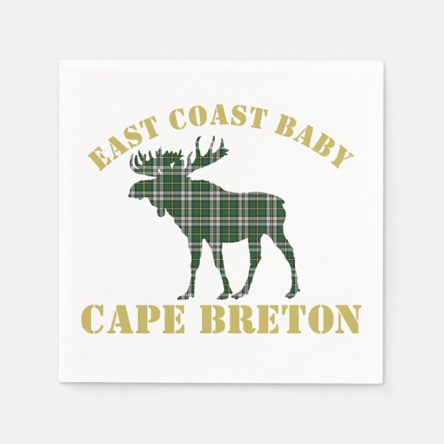 paper napkins Cape Breton East Coast Baby (Front)