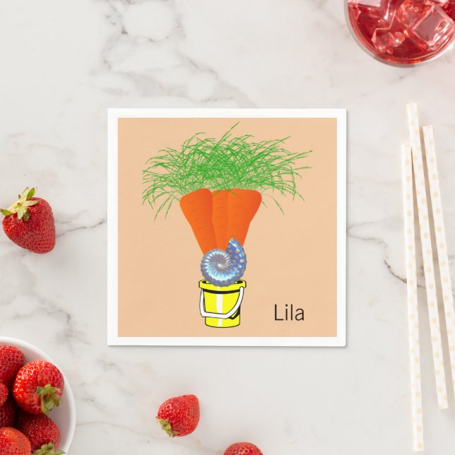 Paper Napkins, Carrots Napkin (Insitu)