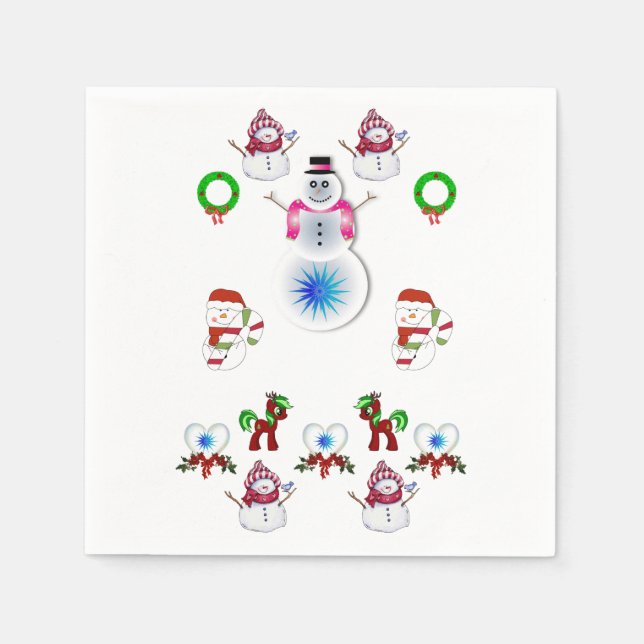 Paper Napkins Christmas (Front)