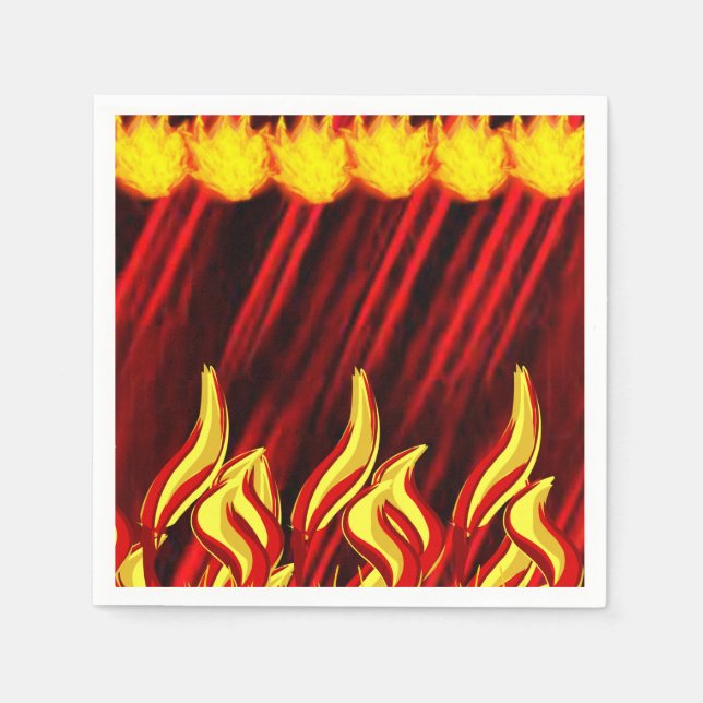 Paper Napkins Flame (Front)