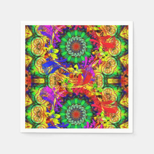 Paper Napkins Floral