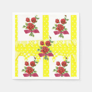 Paper Napkins Floral