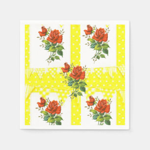 Paper Napkins Floral
