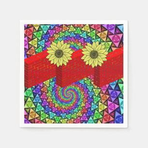 Paper Napkins Floral