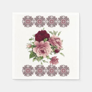 Paper Napkins Floral