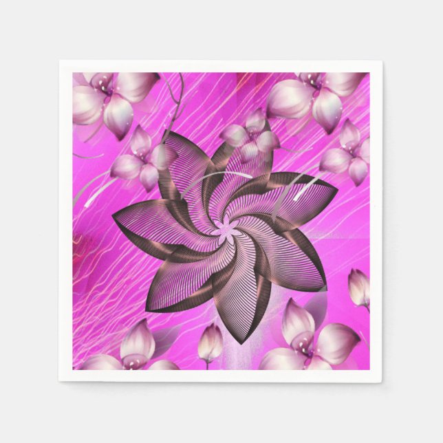 Paper Napkins Floral (Front)